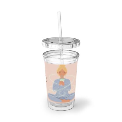 Gobelet Bien-être BxR avec paille – Hydratation, Énergie & Relaxation