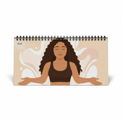 Calendrier 2026 BxR – Illustrations féminines flat – Bureau & Bien-être