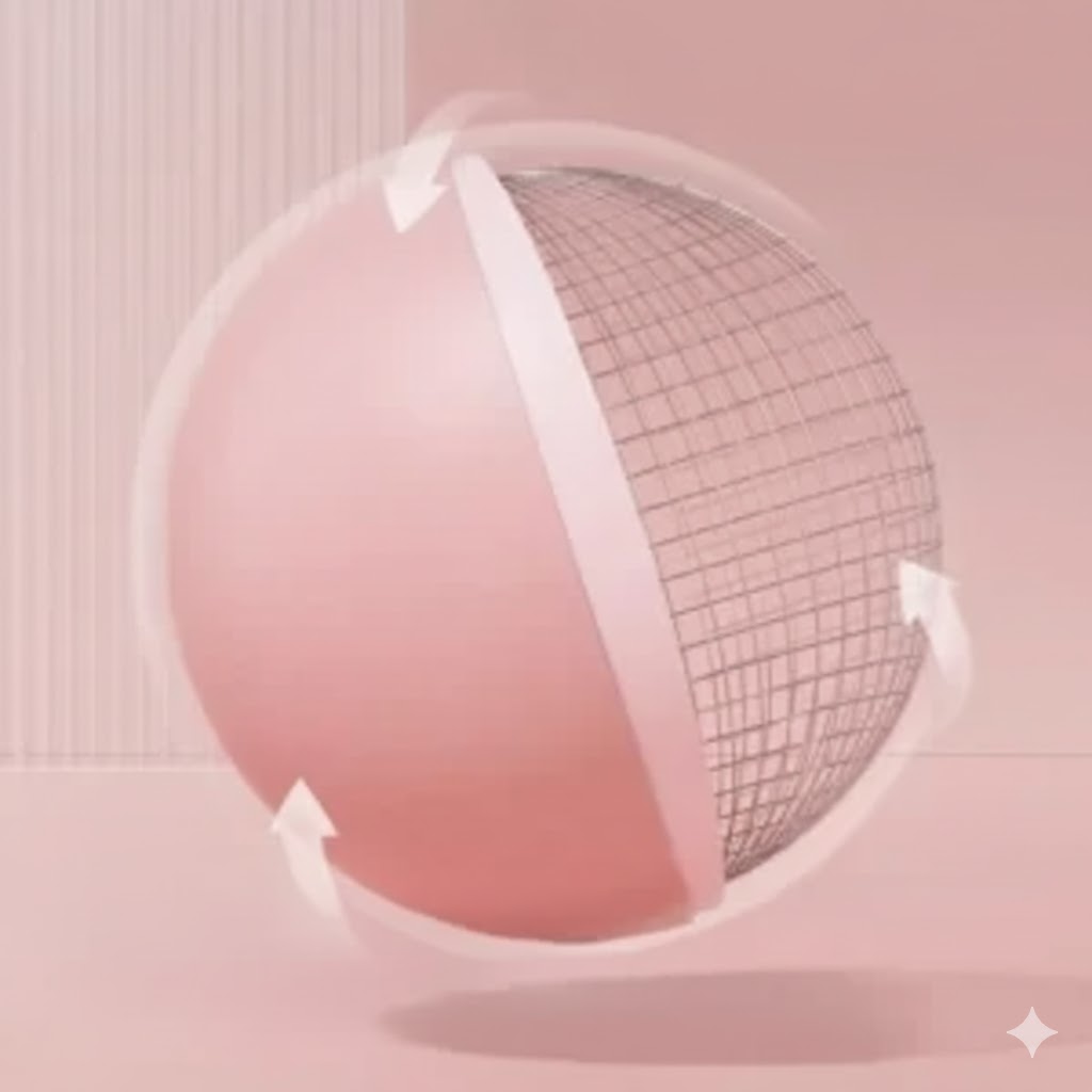 Balle de fitness auto-gonflante - 25 cm avec sac et paille – Image 7